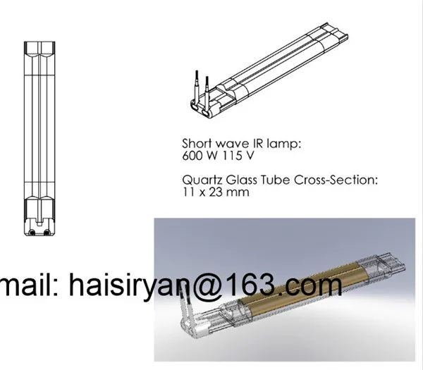 Twin Tube Medium Wave Infrared Emitter