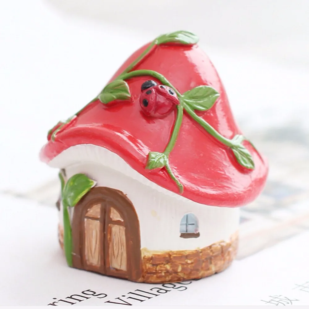 Fairy Garden Micro Landscape Fairy Miniature House Mini Resin House Fairy Home Garden Decoration New Crafts Artesanato Miniature