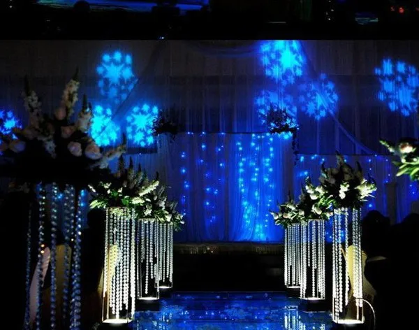 ( 10 Meters ) 33FT /lot (340g) 14mm Clear Acrylic Crystal Beaded Garlands Chandelier Hanging For Wedding Party Decoration