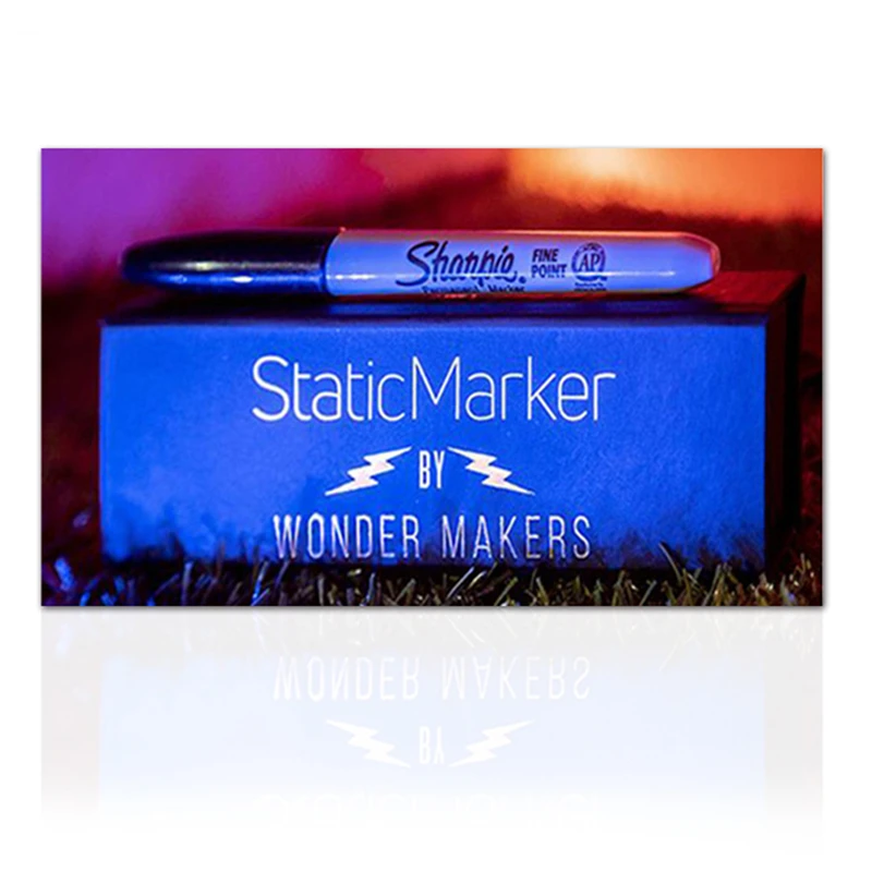 Static Marker By Wonder Makers (Gimmicks and Online Instructions) Illusions Magic Tricks Mentalism Street Magia Profesional