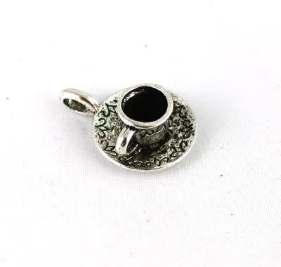 FREE SHIPPING 60PCS Tibetan Silver Color Teapot Charms A13415