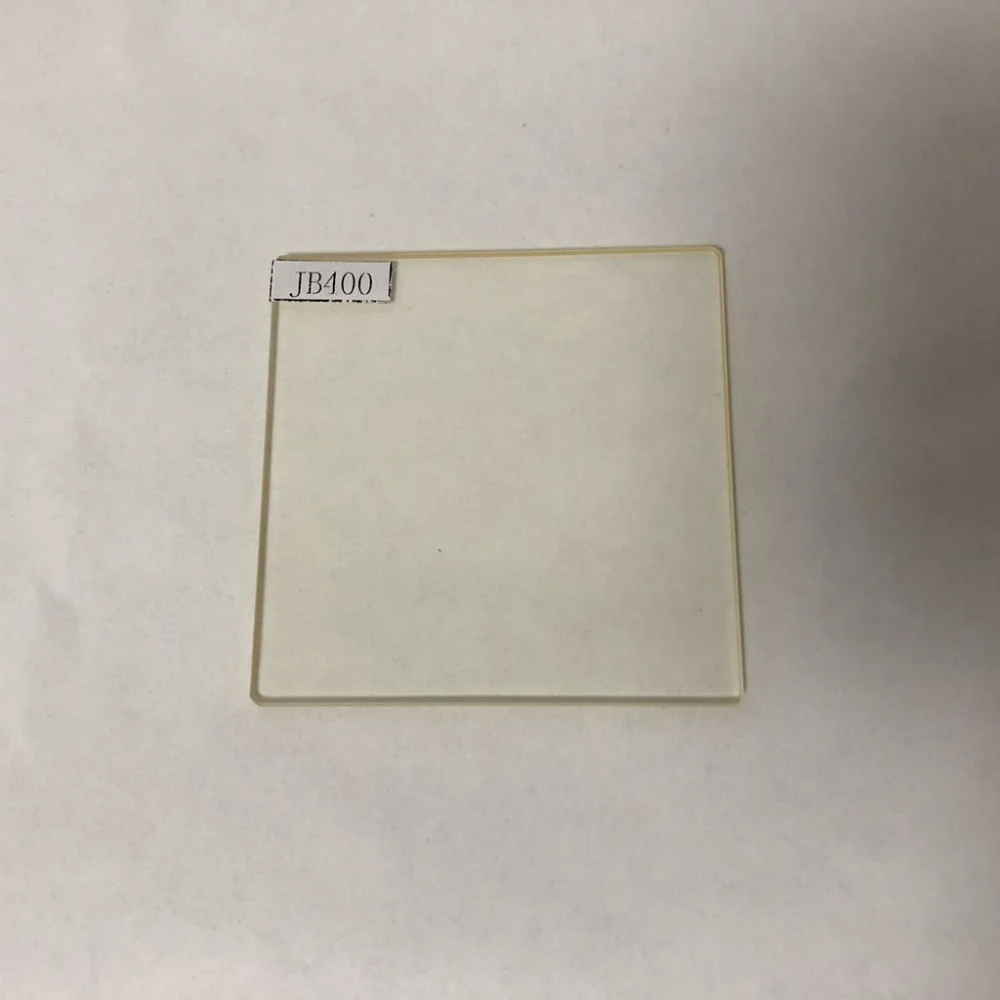 size 50x50mm square 400nm visible ir long pass filter glass JB400