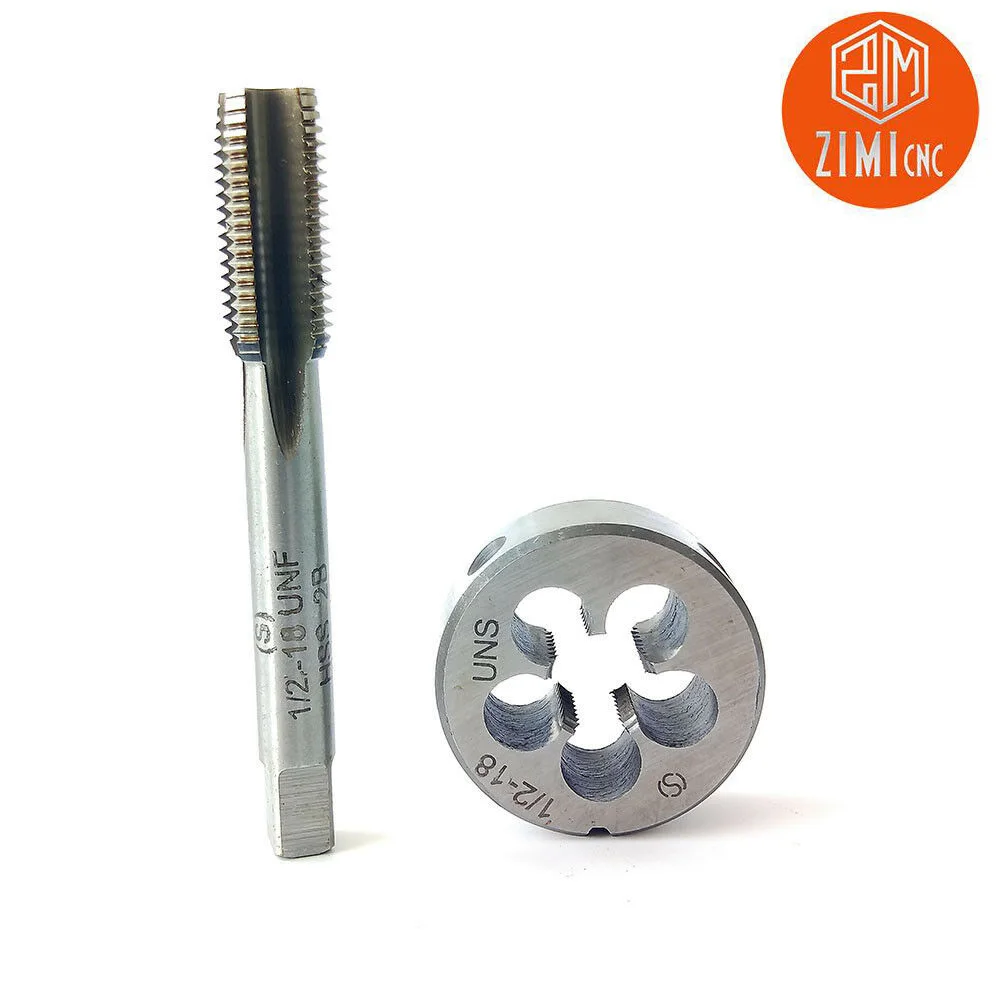 1/2-32UN 1/2-16UN American machine tap American die hand tool set High speed steel tapping mold round tap wire