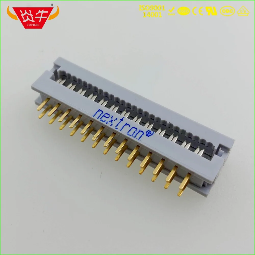 50Pcs FD-26P 2.54mm PITCH 2*13P 26PIN PLUG IDC SOCKET CONNECTORS ISP JTAG HEADER FOR FLAT RIBBON CABLE SAMPLE NEXTRON YANNIU