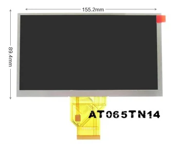 Thickness 5 MM New 6.5 inch lcd screen AT065TN14 20000938-31 20000938-30 with touch screen 064027b