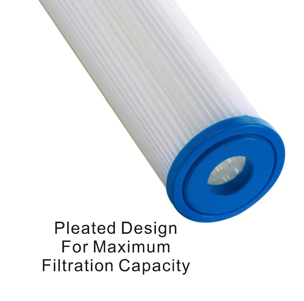 20 Micron - Whole House Sediment Pleated Filter Cartridge, Washable 10\