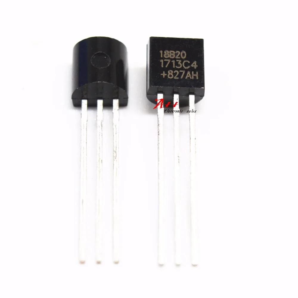 5pcs/lot Sensor Electronic chip DS18B20 TO-92 18B20 chips Temperature Sensor IC 18b20 diy electronic