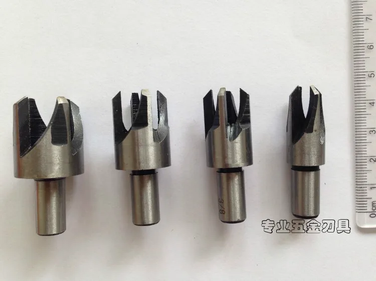 New 8pcs Carpentry Wood Plug Cutter Straight & Tapered Claw Type Drill Bit Set 6mm 10mm 13mm 16mm Wood Plug Round Shank 8mm