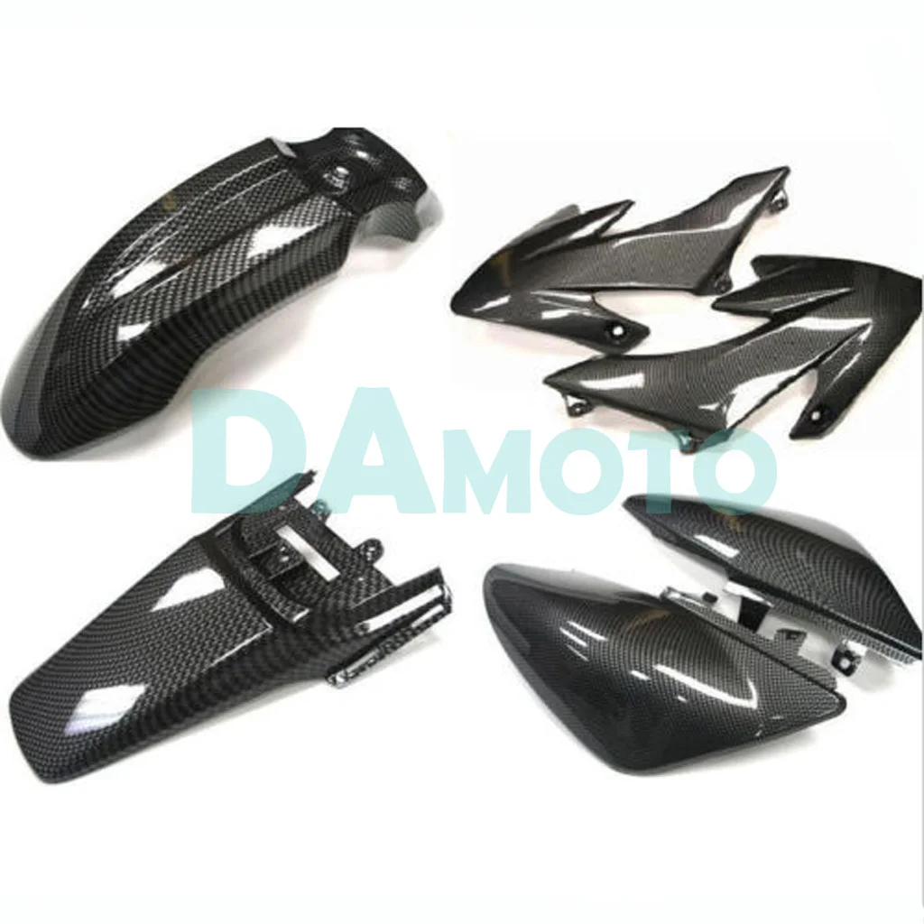 Carbon Fiber Plastic Body Work Fairing Kit for Honda XR50 CRF 50  Pit Bike