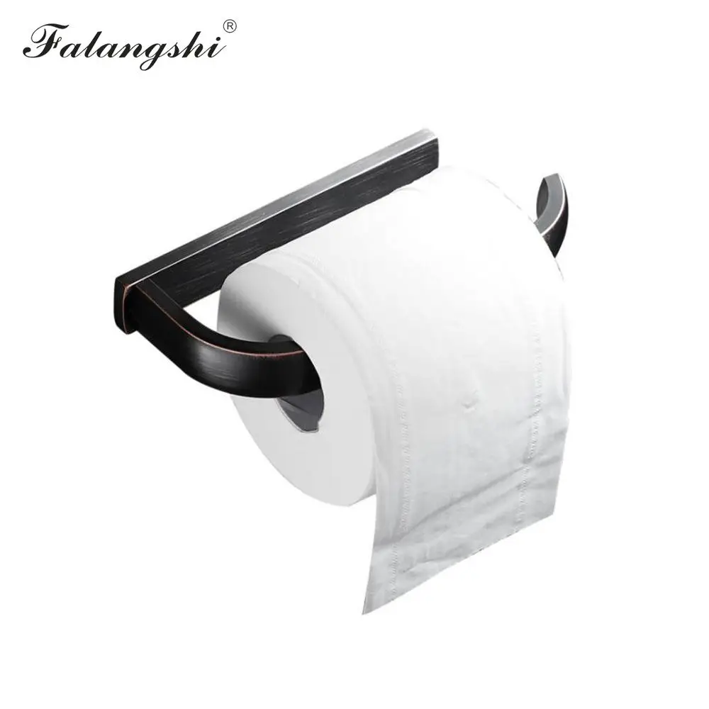 Copper Brass Brushed Toilet Paper Holder Chrome Black White Gold Bathroom Accessories Toilet Tissue Paper Roll Holder WB8201