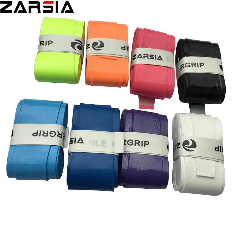 

Free shipping ZARSIA quality PU tennis overgrip ,tacky Feel badminton racket overgrip Bright colors tennis racket grips 60 pcs