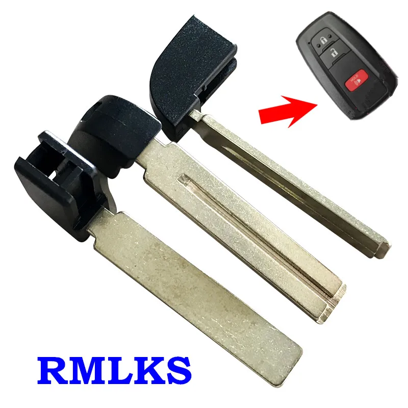 

RMLKS 69515-47030 Smart Key Insert Fob For Toyota Prius Camry 2016 HYQ14FBC HYQ14FBE Emergency Key Blade