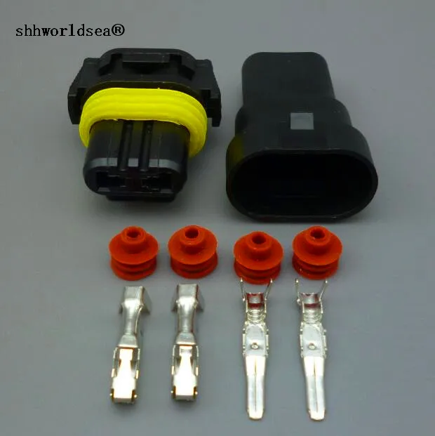 

Shhworldsea 2sets 2 pin 9005 HB3 Female Male car Wire Connectors For Socket Plug Socket Adaptor Joint Head HB3