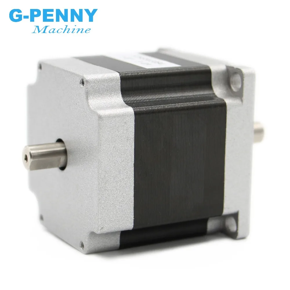 Nema23 Dual Shaft CNC Stepper motor 57x56 NEMA 23 stepper motor D=8mm 3A 1.26N.m double shaft stepping motor 180Oz-in