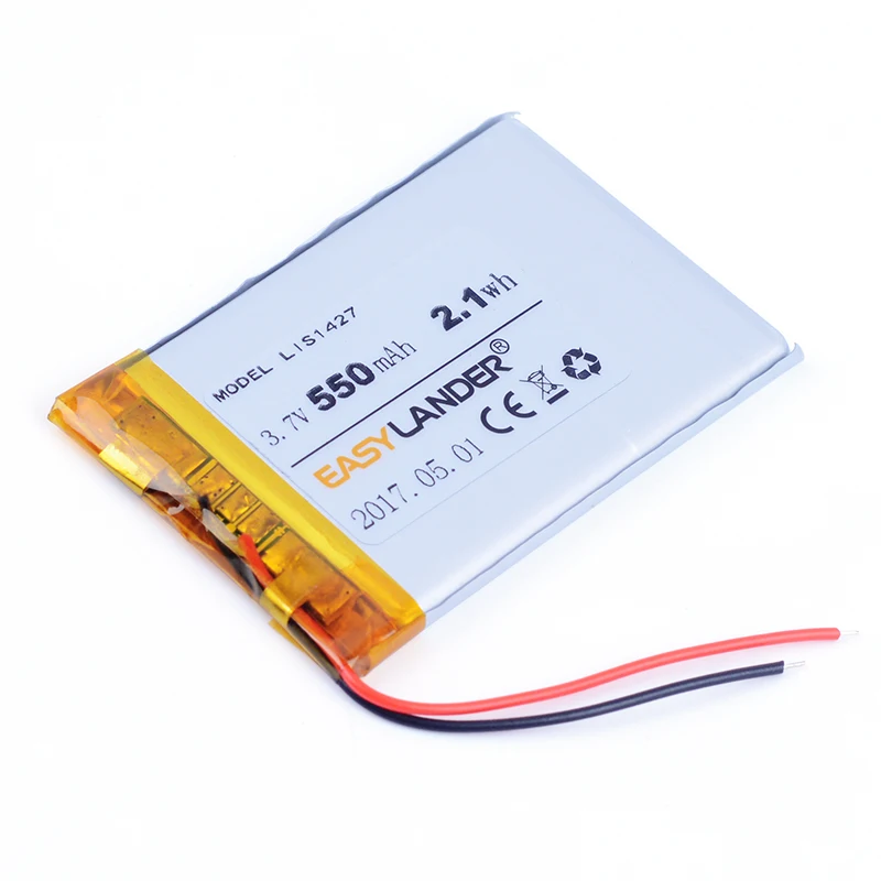 3.7V 550mAh Replace Battery For SONY NWZ-A845 A840 A844 E453 E463 NW-A728 nwz-e353 NWZ-S755 DR-BTN200  LIS1427HNPCS LIS1427