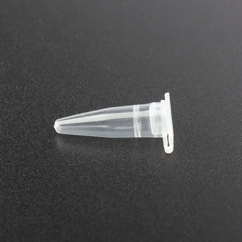 1000pcs 6*22mm 0.2ml Plastic Bottles Gardening Storage Container Transparent Plastic Vials PCR Centrifuge Tube