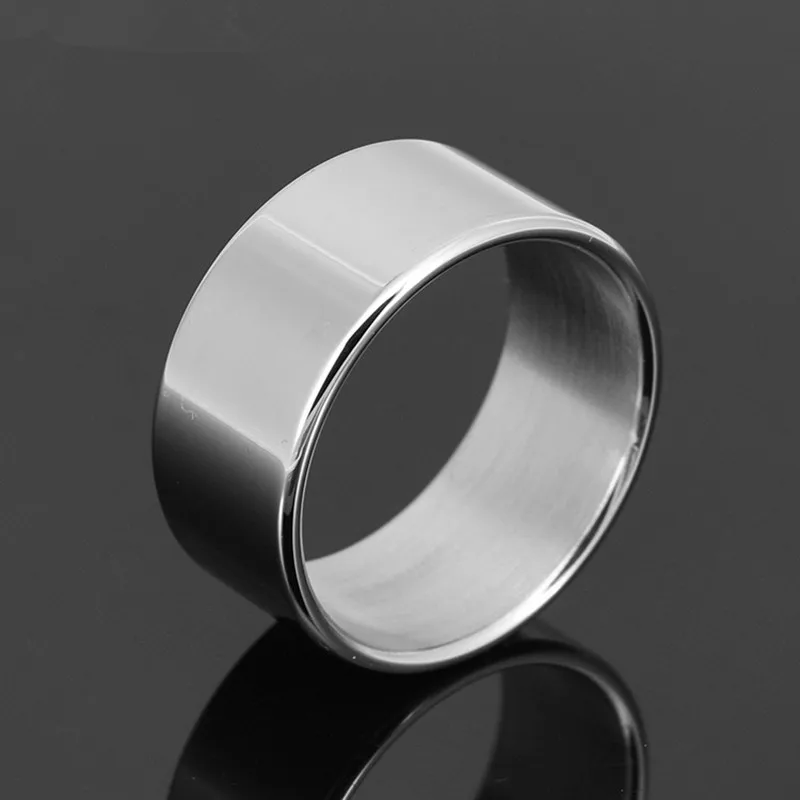 The Sleeves Penis Ring 2/5mm Thick Dia 26 28 30mm Stainless Steel Glans Ring Male Sex Ring Delay Cockring Sex Toy for Men B2-26