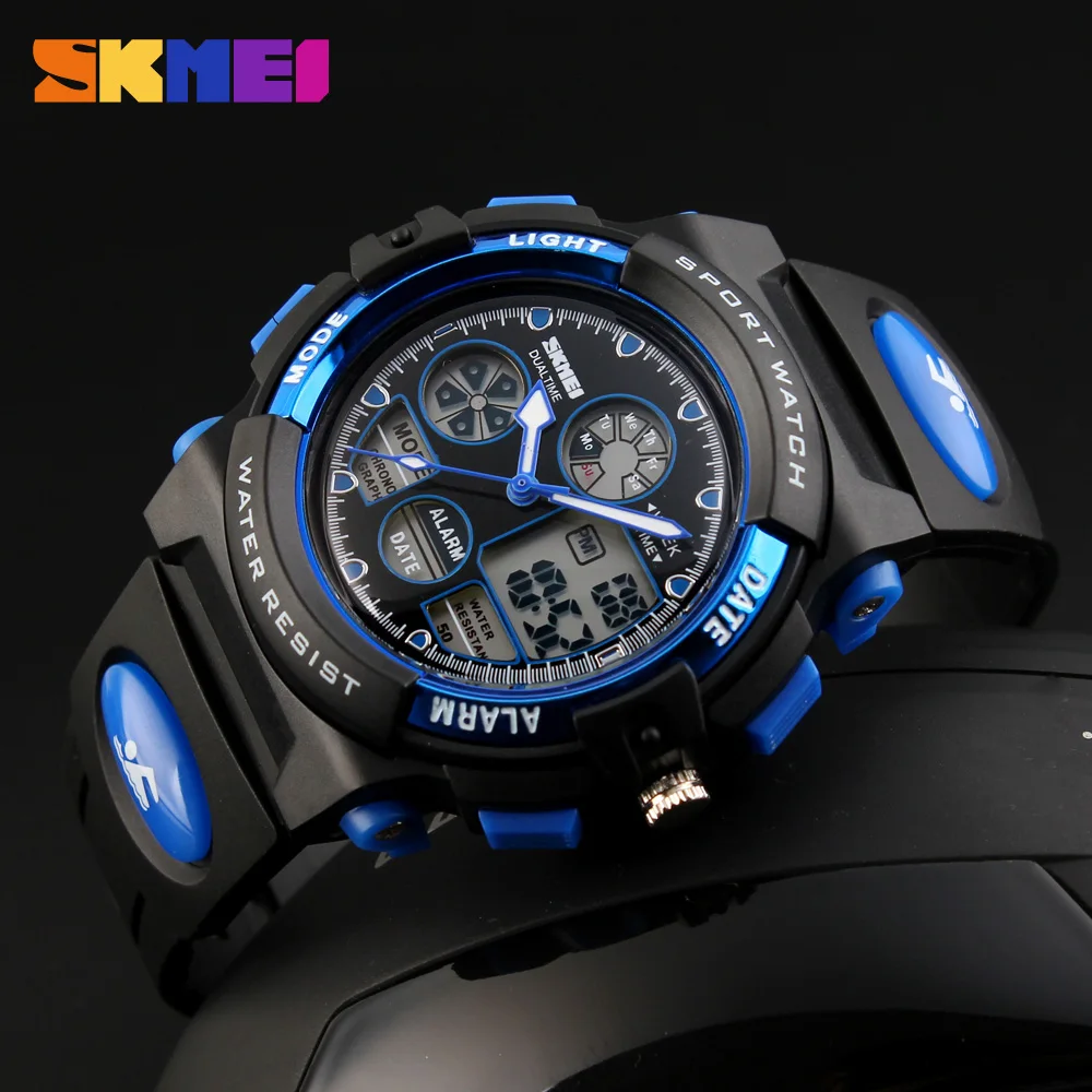 Skmei Top Luxury Brands Students Kids Watch For Boys Children Didital Sports Watches Girls Led Relojes infantil relogios