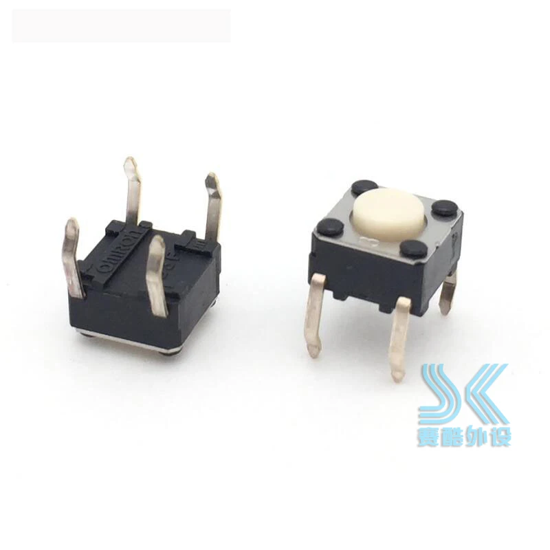 2 stuks Nieuwe originele B3F light touch schakelaar drukknop tactiele voor Logitech M210 M215 M557 M300 M602 M570 6*6*4.3mm 2 stuks