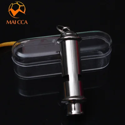 High Quality Police Whistle Steel Military Whistles with Lanyard Rope Outdoor Sport Tools Lifesaving Equipment