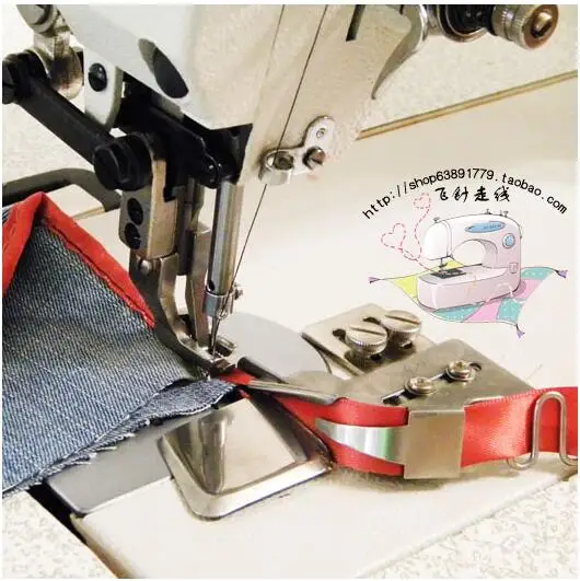 

Industrial sewing machine binder edging machine sewing machine synchronous car plastic webbing leather puller