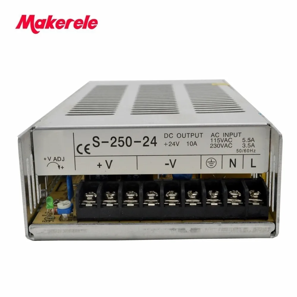 

single output type CE IP20 Constant voltage AC to DC 250W 5v 12v 24 48v 5a power supply 48v switching power supply