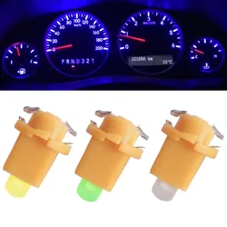 10 pezzi Per Auto Auto COB 1SMDLED Indiator Calibro Luci Interior Dashboard Dash Laterale Della Lampada DC12V Rosso Bianco Blu strumento luce