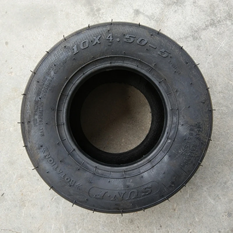 

Передняя бескамерная шина 10x4,50-5, Пляжная автомобильная шина для каратинга, аксессуары для газовых скутеров, шины 10 x-5