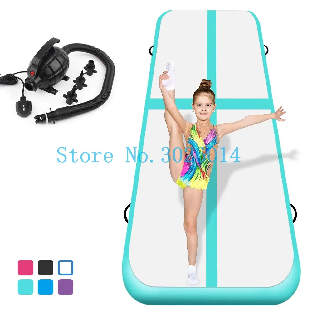 

Free Shipping Gymnastic Professional Air Track 10'x3.3' Inflatable Gymnastics Tumbling Mat with Air Pump for Cheerleader