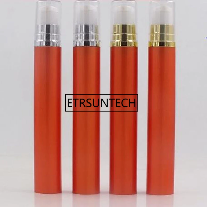 15ml Makeup Tools red Refillable Bottles with Portable Airless Pump Dispenser Bottle For Lotion F1295