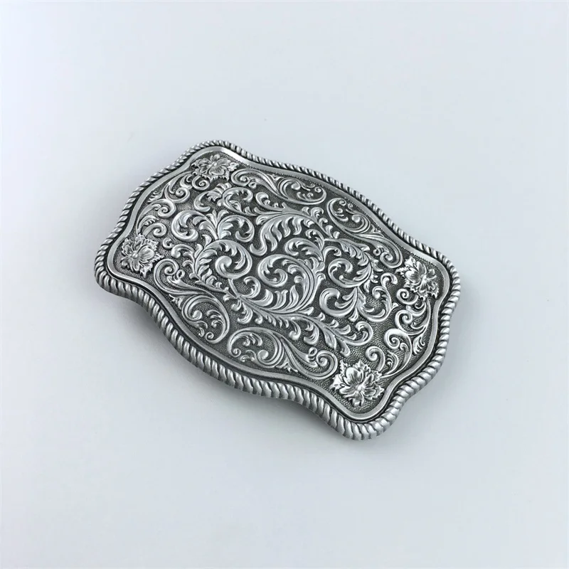 New Vintage Western Cowboy Flower Pattern Belt Buckle Gurtelschnalle Boucle de ceinture also Stock in the US BUCKLE-WT142AS