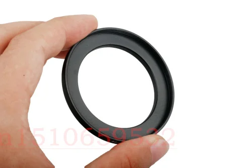 10 stks 46 tot 43mm 46mm-43mm 46 43 black aluminium metal neutral merk step down filter ring lens adapter