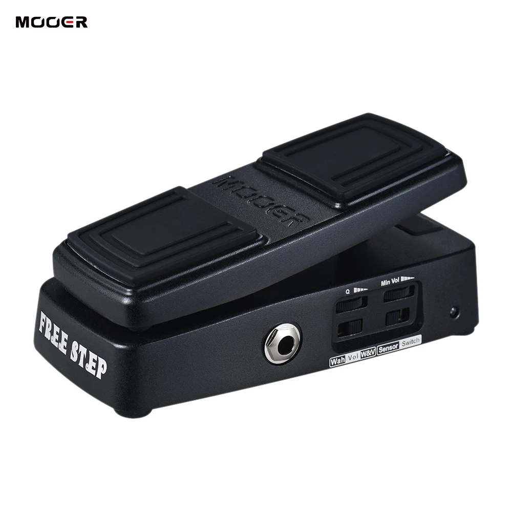 MOOER FREE STEP Wah & Volume Guitar Effect Pedal Pressure Sensing Switch True Bypass Full Metal Shell