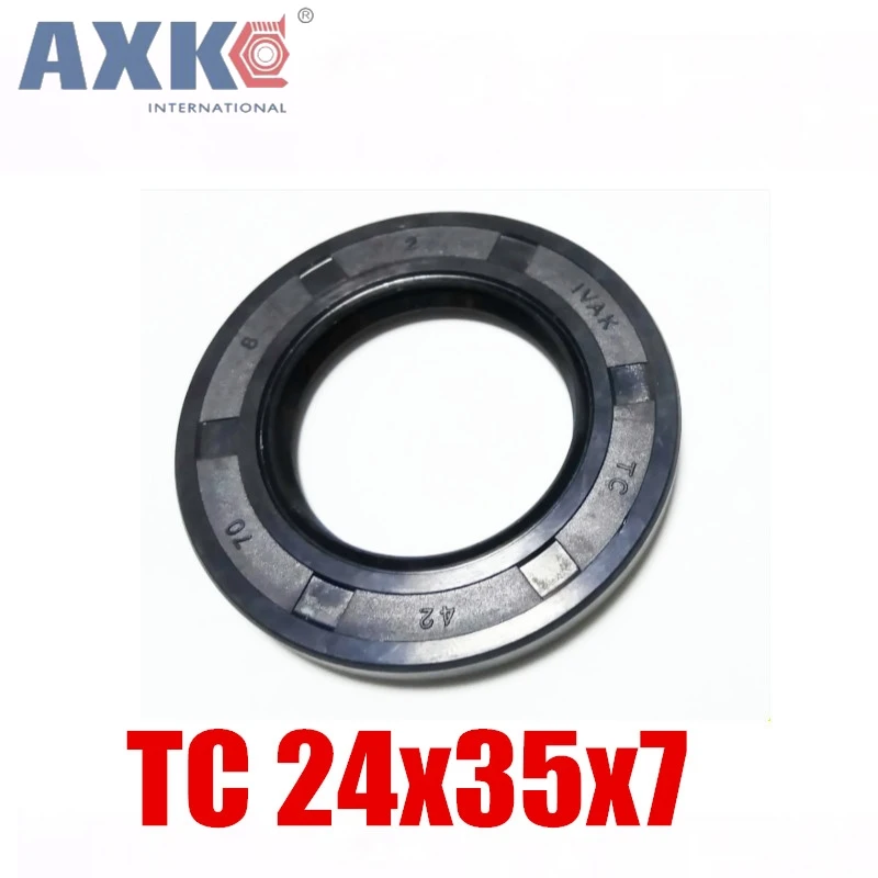 

10pcs AXK 24x35x7 TC24x35x7 NBR Skeleton Oil Seal 24*35*7 Seals AXK high-quality Seals Radial shaft seals Nitrile rubber