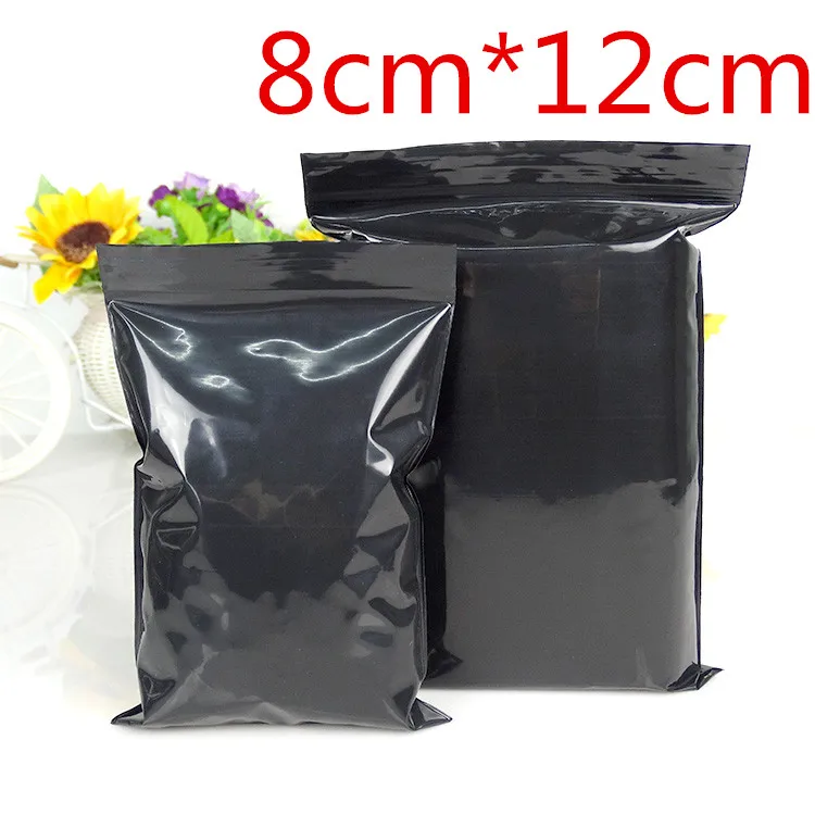 

1200Pcs/Lot 8cm*12cm Reclosable Valve Zipper Plastic Packaging Pack Bag Zip Lock Ziplock Retail Poly Party Packing Pouches