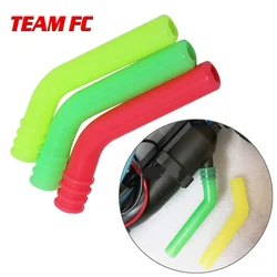 3pcs Extension Silicone Tube For HSP trax hpi 1/10 1/8 Scale Models Nitro RC Car parts Exhaust Pipe High temperature Turn off