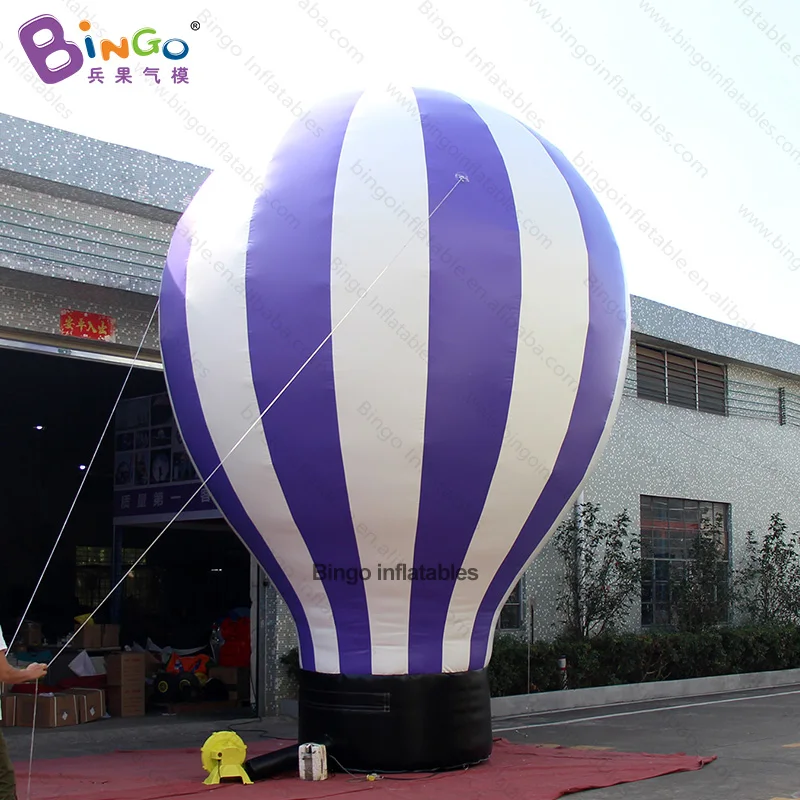 Customized 6m high giant inflatable ground balloon/ 20ft. tall purple color inflatable ground balloon - toy