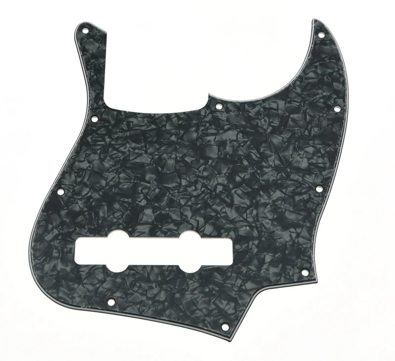 

KAISH Black Pearl 5 String Jazz J Bass Pickguard Scrach Plate fits USA Standard Jazz Bass