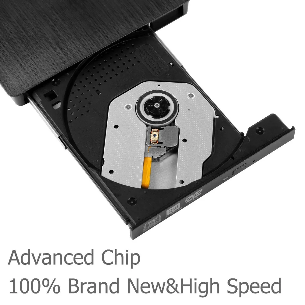 USB 3.0 ภายนอก CD/DVD ROM ไดรฟ์ออปติคอลไดรฟ์ DVD RW Burner Reader Writer สำหรับจัมเปอร์ Thinker ThinkPad alienware