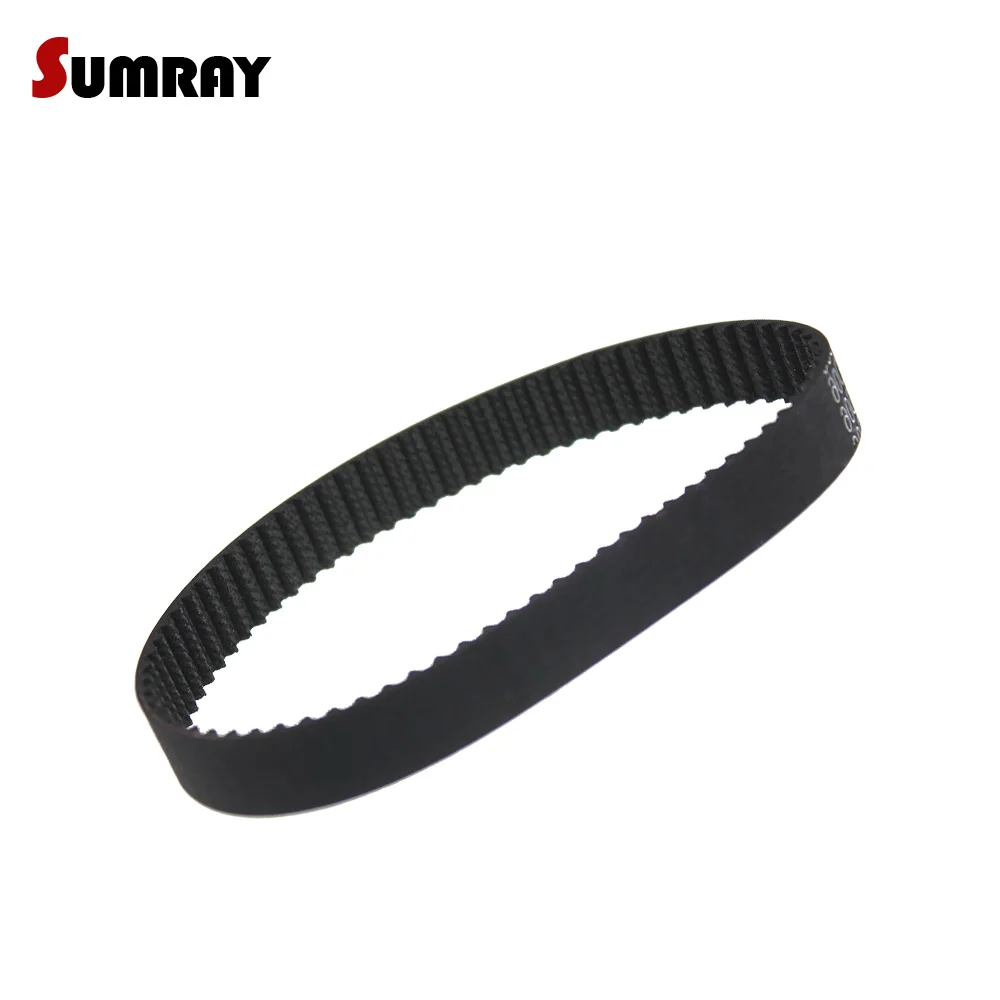 S3M Transmission Belt 3M-300/312/318/321/324/327/330/339/354/357mm Pitch Length 10/15mm Width Timing Belt for Engraving Machine