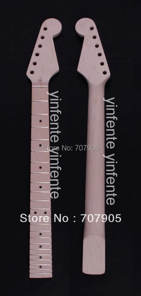 

1x New ST Electric guitar neck Maple wood Fretboard 22 fret 25.5" Unfinished Free shipping Dropshipping Wholesale High quality