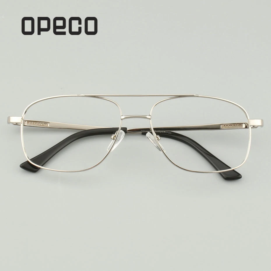 

Opeco fullrim quality men's optical frame progressive multifocal Photochromic Anti Blue Clear Lens Prescription eyeglasses #1030