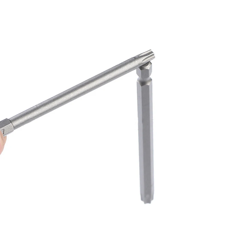 8 Cái/bộ Chuôi Lục Giác Từ Tua Vít Đầu Torx Bit 100Mm/150Mm S2 Rỗng Tua Vít Đầu Torx Bit Sửa Chữa dụng Cụ T8-T40
