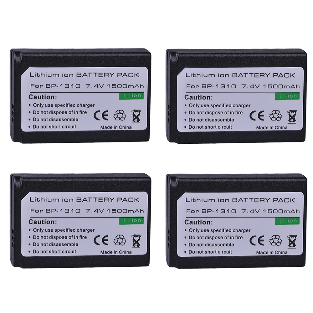 

Batmax 4pc IA-BP1310 Bateria BP-1310 BP 1310 Battery for Samsung NX5 NX10 NX100 NX11 NX20 Cameras