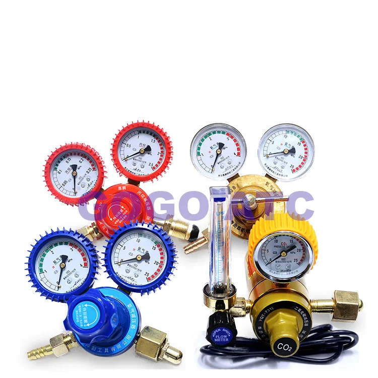 صمام لولبي Oxygen meter/acetylene/nitrogen propane/table, argon/nitrogen pressure reducer CO2 heating pressure gauge reducing valve صمامات أخرى — تفصيل 3