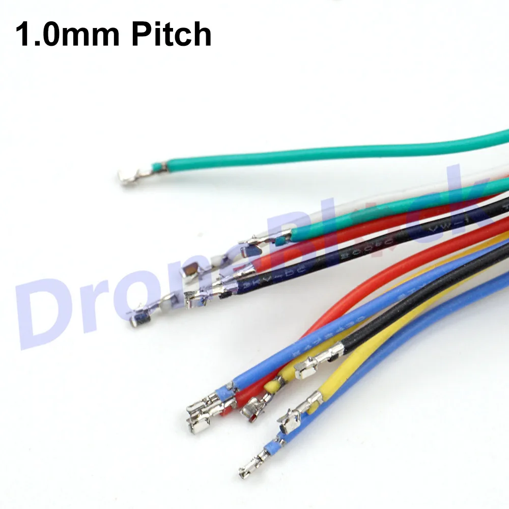 24Pcs 6 colors Pre-crimped Cables SPRacing F3 Pixhawk apm F4 CC3D GPS Telemetry OSD silicon wire 20cm