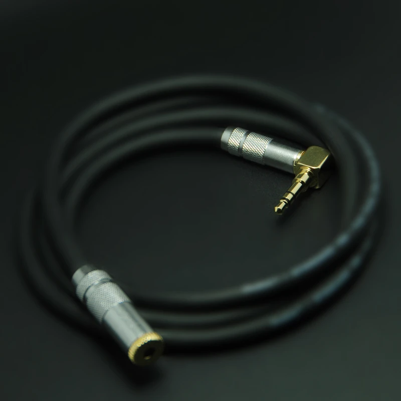 DIY HIFI Mini Jack 3.5mm Male to Female Extension Stereo Audio Cable for Car Phone PC Headphone Jack 1/8