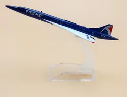 15.5cm Metal Air France Costa Concordia PEPSI F-BTSD Airways Airlines Plane Model Airplane Model w Stand Aircraft