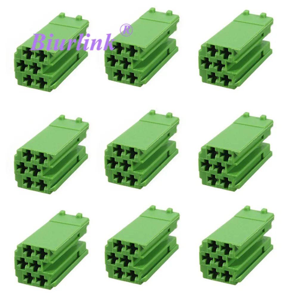 Biurlink - 20 Cables Auxiliares para Auto, Conector Mini ISO, Adaptador para Reproductores de CD Volkswagen, Becker, Renault, Fiat