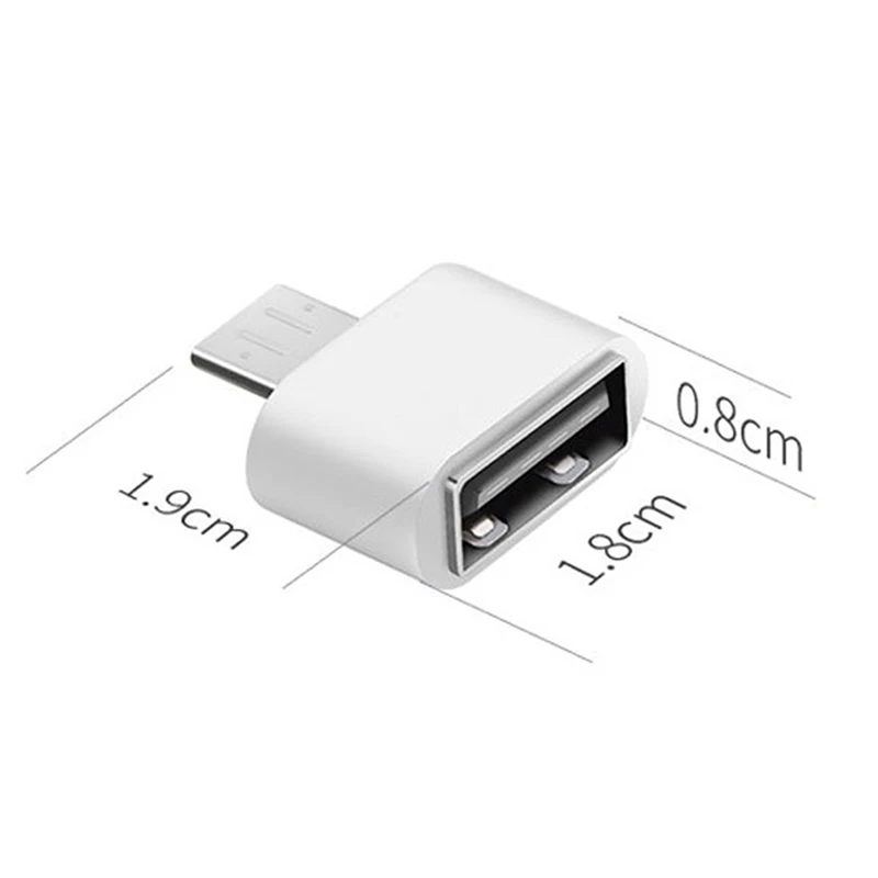 2pcs/lot New Style Mini OTG Cable USB OTG Adapter Micro USB To USB Converter For Tablet PC Android